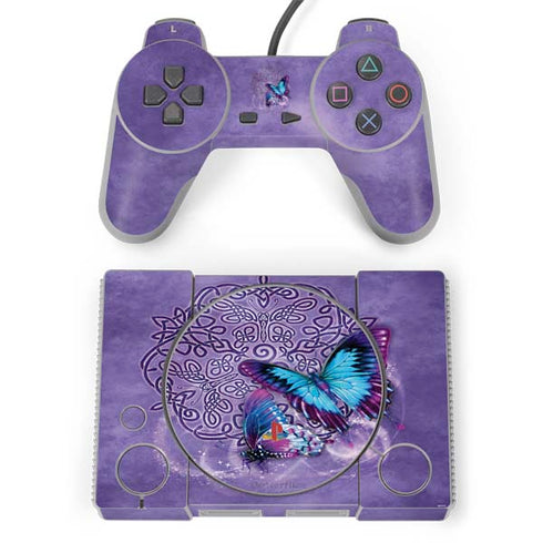 Brigid Ashwood Butterfly Celtic Knot PlayStation Classic Bundle Skin